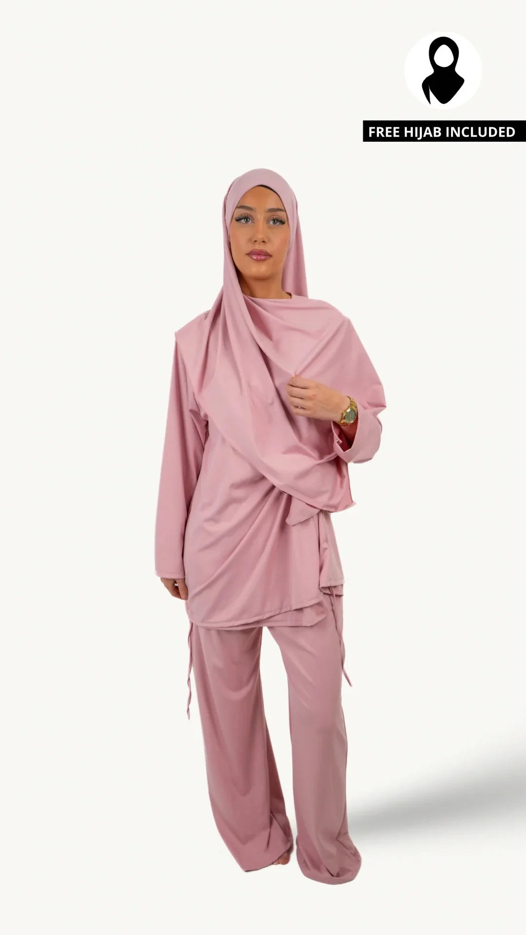 Knot Burkini - Blush Pink