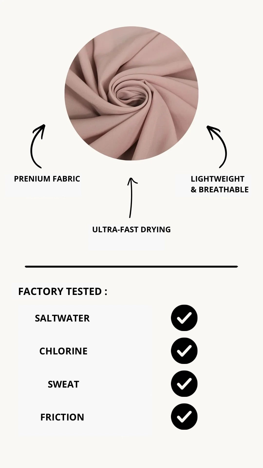 Knot Burkini - Blush Pink