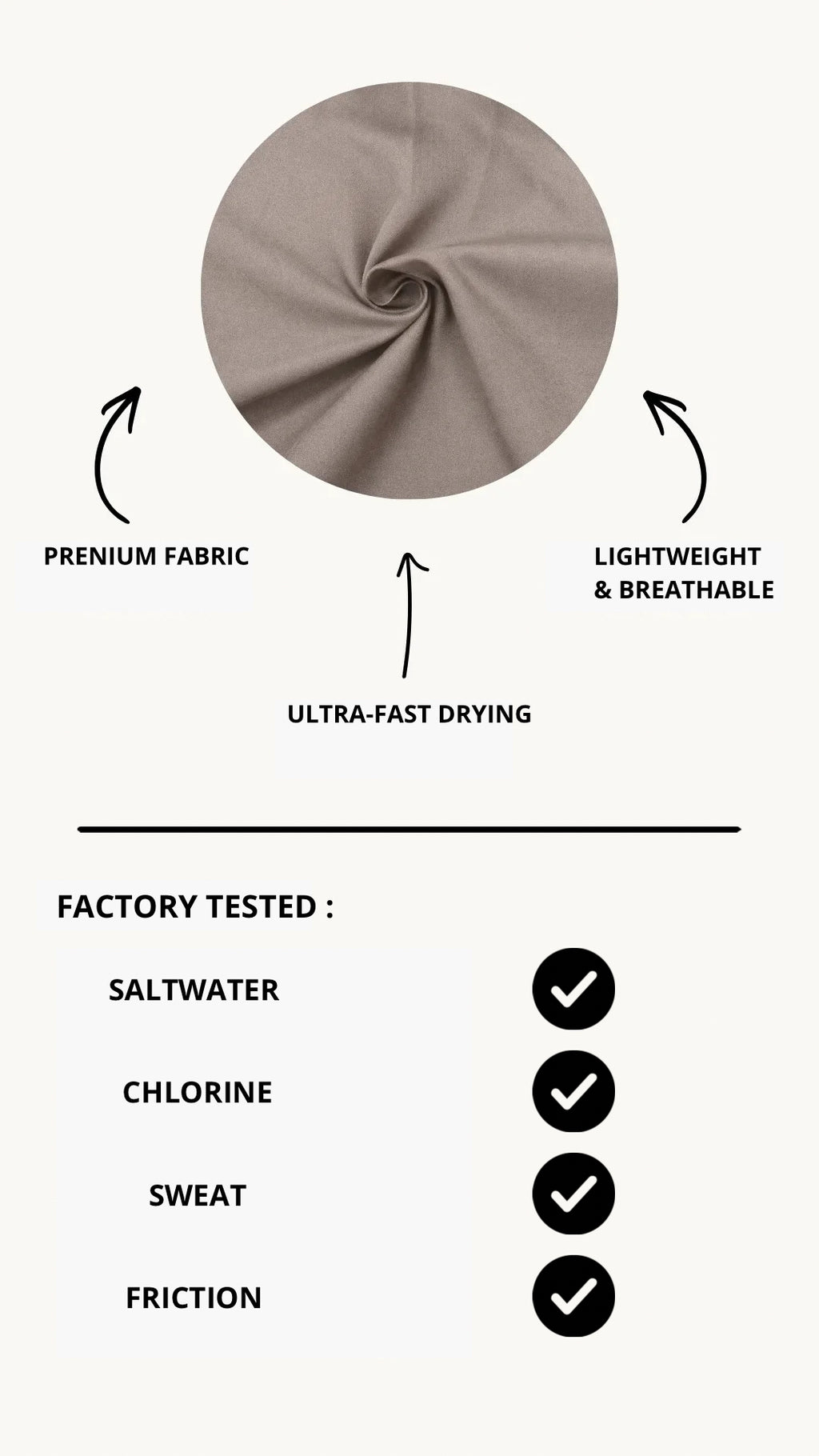 Classic Burkini - Taupe
