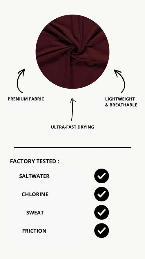 Classic Burkini - Burgundy