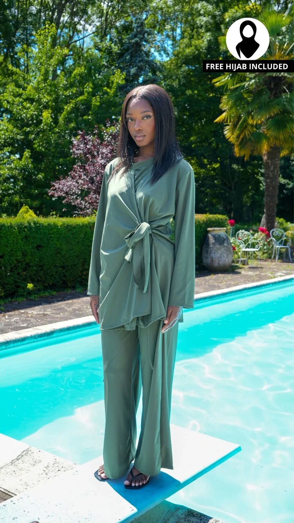 Knot Burkini - Khaki
