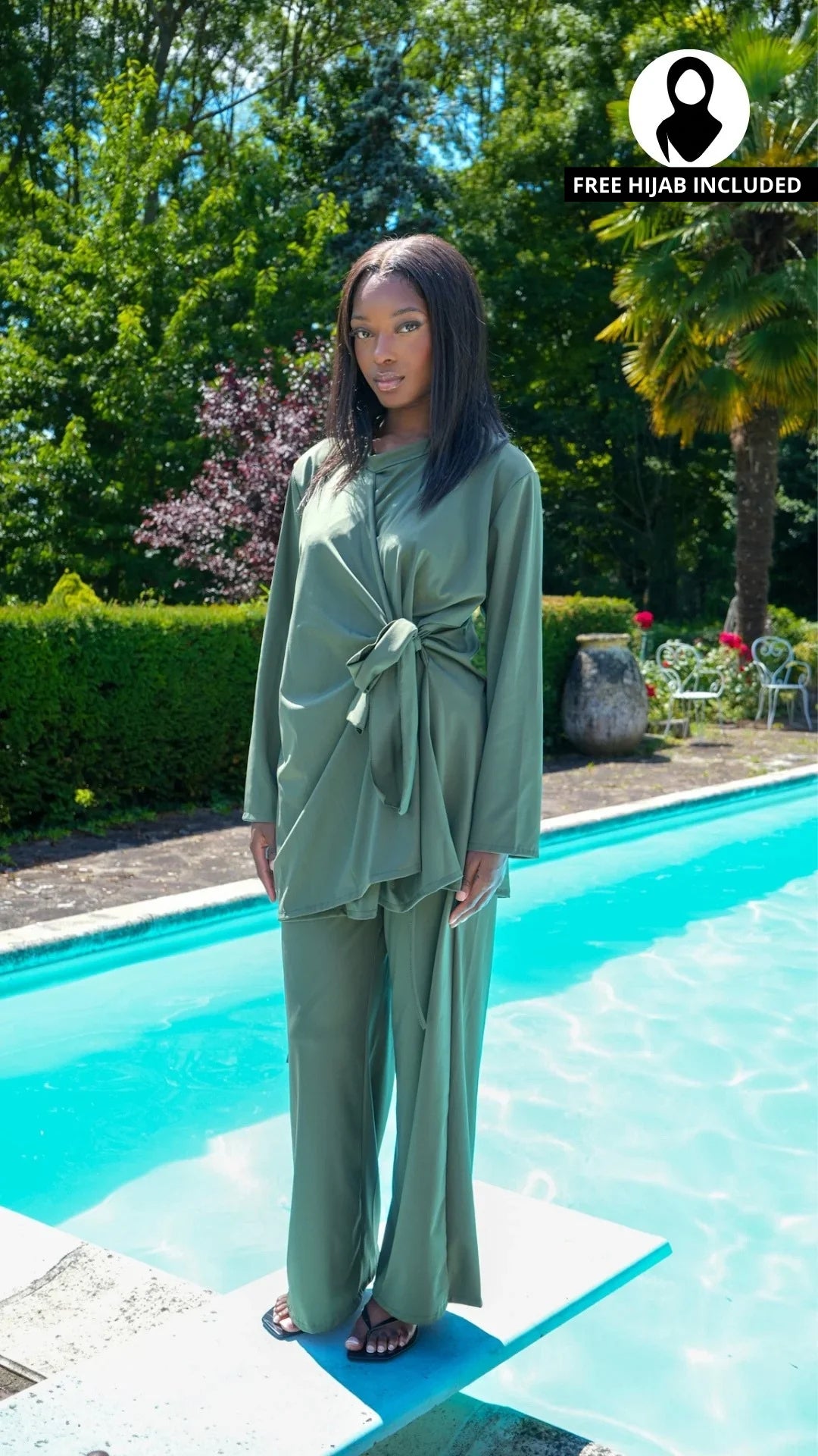 Knot Burkini - Khaki